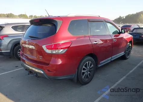 2013 Nissan Pathfinder Sl z USA, uszkodzony, nr VIN 5N1AR2MM0DC666097